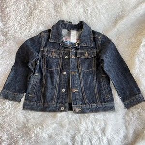 Vintage 90’s Oshkosh B'Gosh Denim Jean Jacket Unisex Kids Girls Boys Size 5